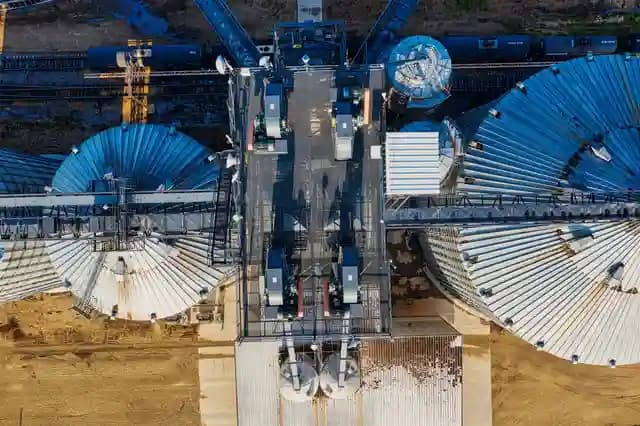 Drone industri Matrice dengan payload Zenmuse terpasang